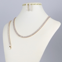 Komplet biżuterii z kryształkami - Xuping - SKO67