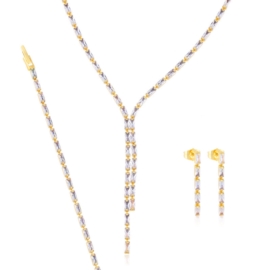 Komplet biżuterii ślubnej - Xuping - SKO82