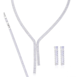 Komplet biżuterii ślubnej - Xuping - SKO83