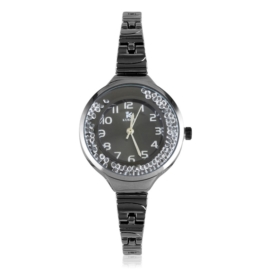 Zegarek damski na bransolecie z kryształkami Z3002