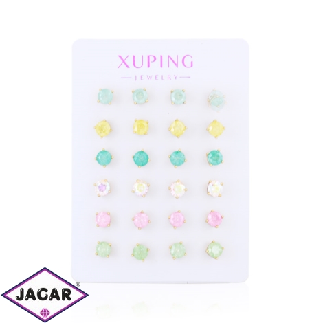 Kolczyki sztyfty mix kolorów 12par Xuping EAP32151