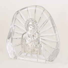 Przycisk szklany pamiątka Madonna PS61
